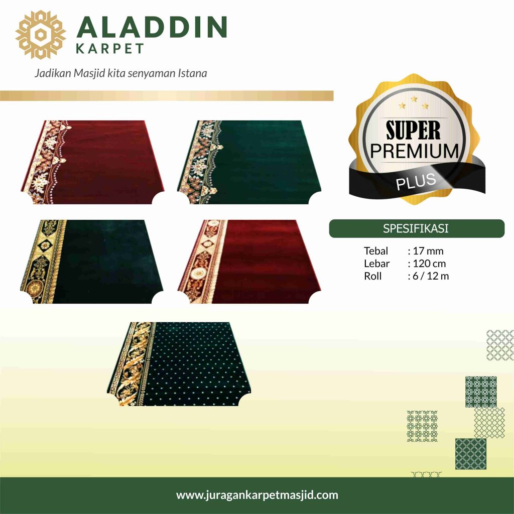Spesifikasi Karpet Masjid Super Premium Plus